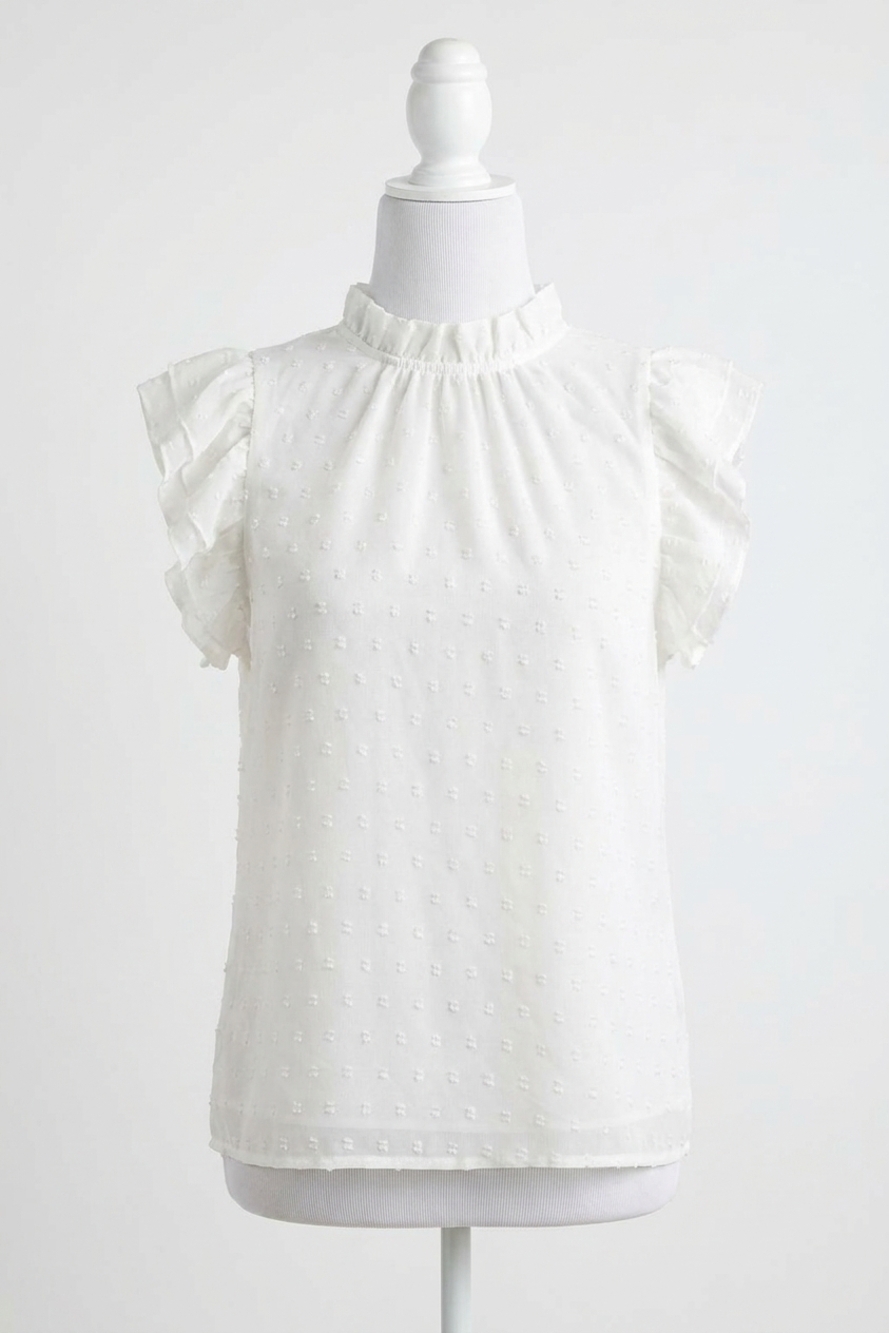 NEW AND THE WHY happy with you blouse in ivory